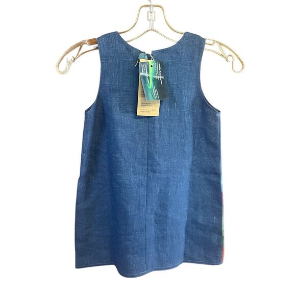 Hand Painted Girls Fairytale Denim Dress Sz 5 NWT - Picture 2 of 6